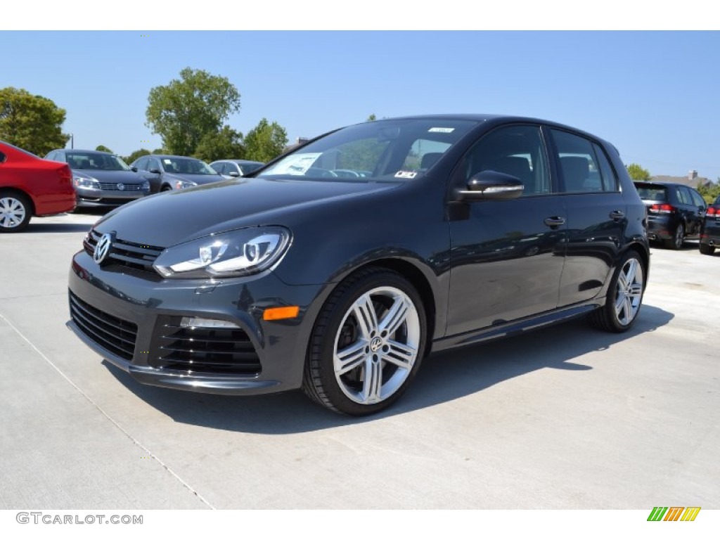 2013 Golf R 4 Door 4Motion - Carbon Steel Gray Metallic / Titan Black photo #1