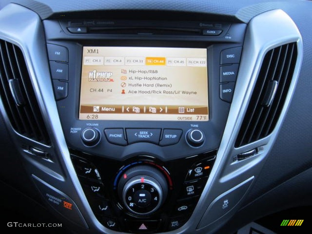 2012 Veloster  - Boston Red / Gray photo #19