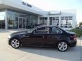 2009 Jet Black BMW 1 Series 128i Coupe  photo #4