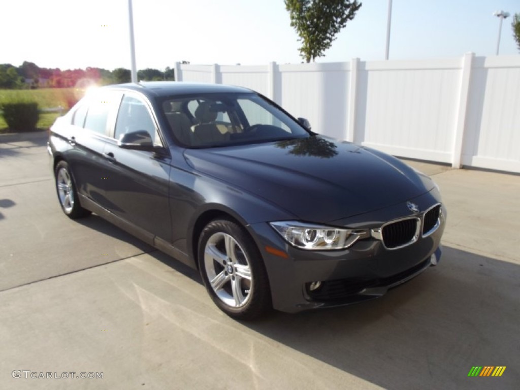 2013 3 Series 328i Sedan - Mineral Grey Metallic / Venetian Beige photo #2