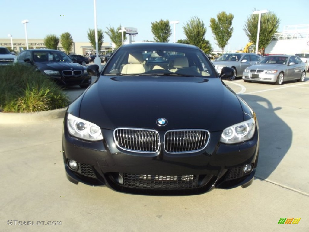 Black Sapphire Metallic 2013 BMW 3 Series 335i Coupe Exterior Photo #71172474