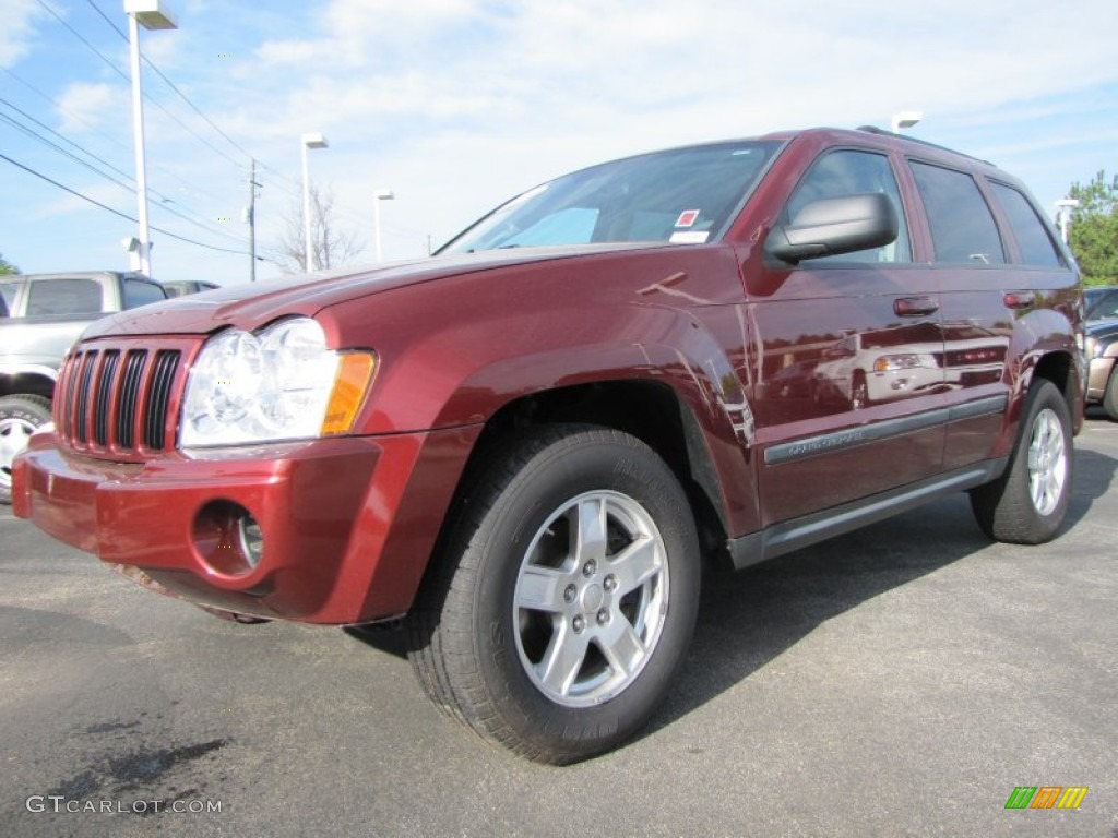 2007 Grand Cherokee Laredo - Red Rock Crystal Pearl / Medium Slate Gray photo #1