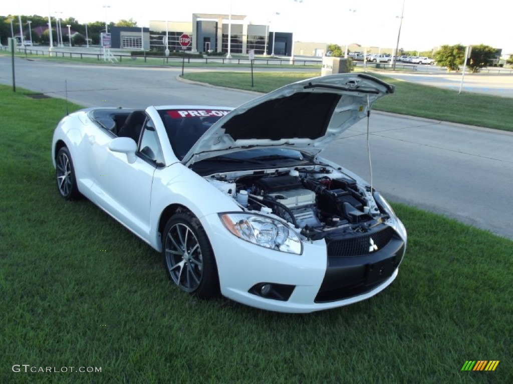 2012 Eclipse Spyder GS Sport - Northstar White / Dark Charcoal photo #1