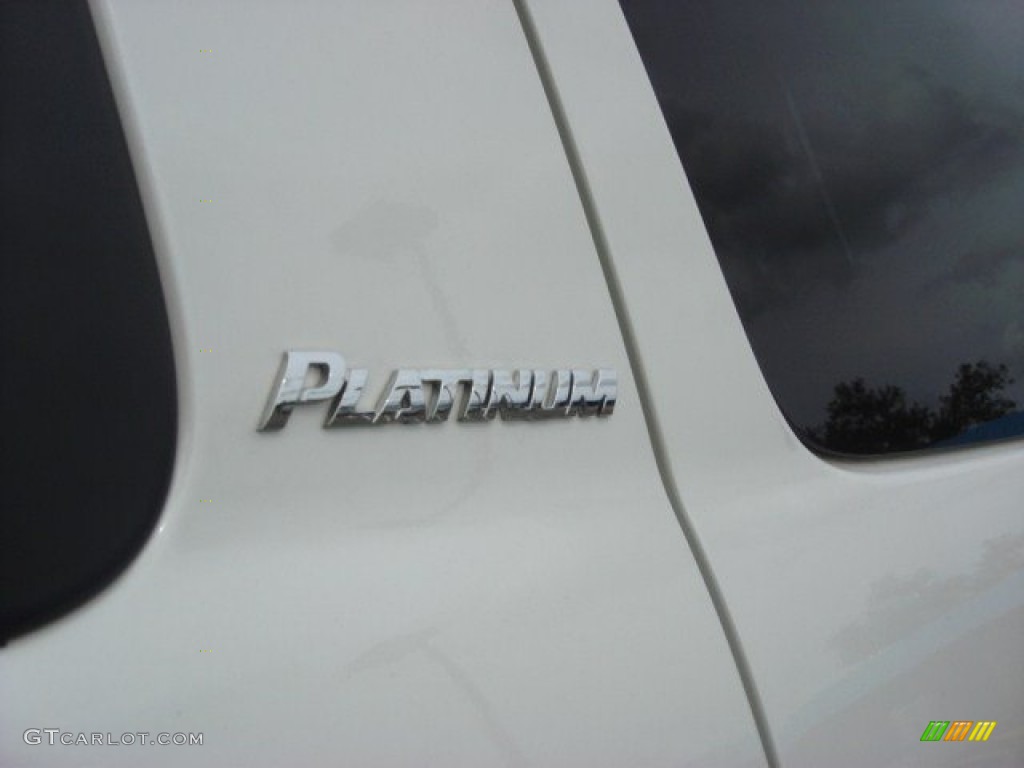 2010 Sequoia Platinum 4WD - Blizzard White Pearl / Graphite photo #33