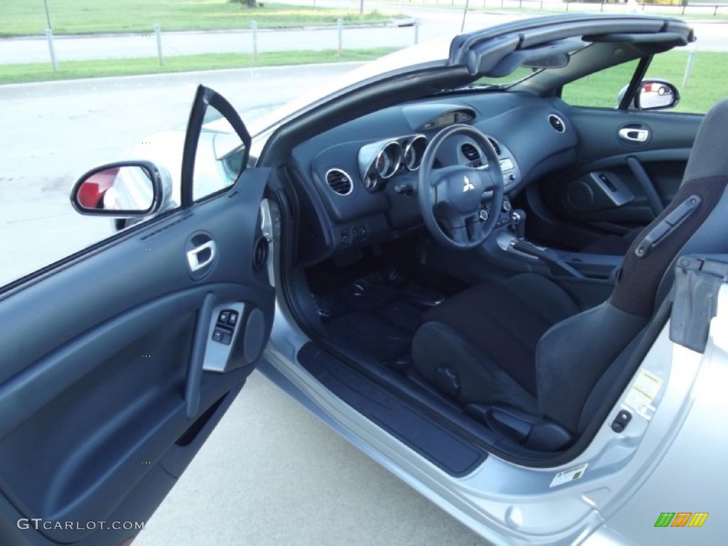 Dark Charcoal Interior 2012 Mitsubishi Eclipse Spyder GS Sport Photo #71173155