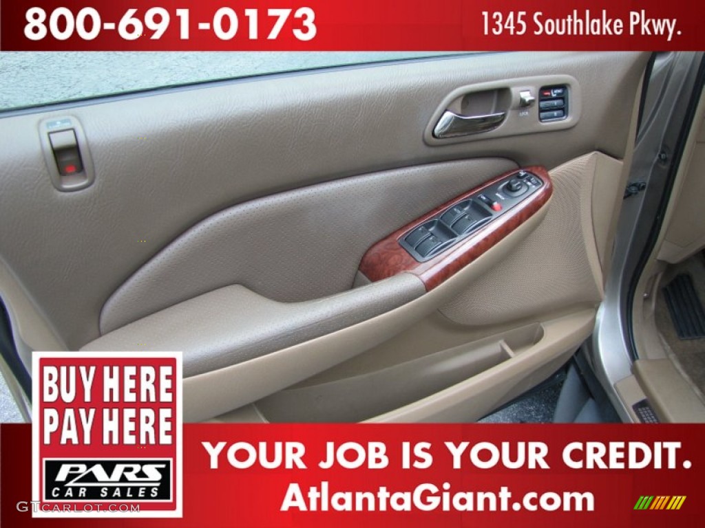 2003 MDX  - Sandstone Metallic / Saddle photo #7