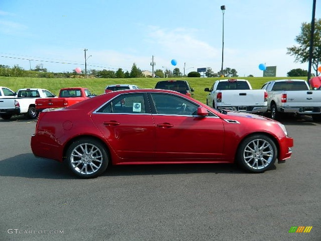 Crystal Red Tintcoat 2013 Cadillac CTS 3.6 Sedan Exterior Photo #71174082