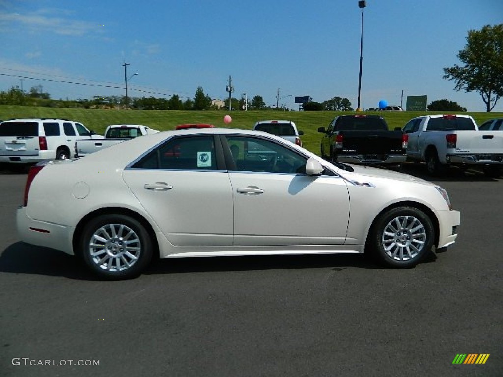 White Diamond Tricoat 2013 Cadillac CTS 3.0 Sedan Exterior Photo #71174199
