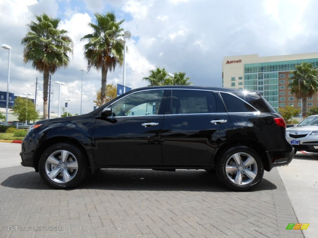 Crystal Black Pearl 2013 Acura MDX SH-AWD Technology Exterior Photo #71175900