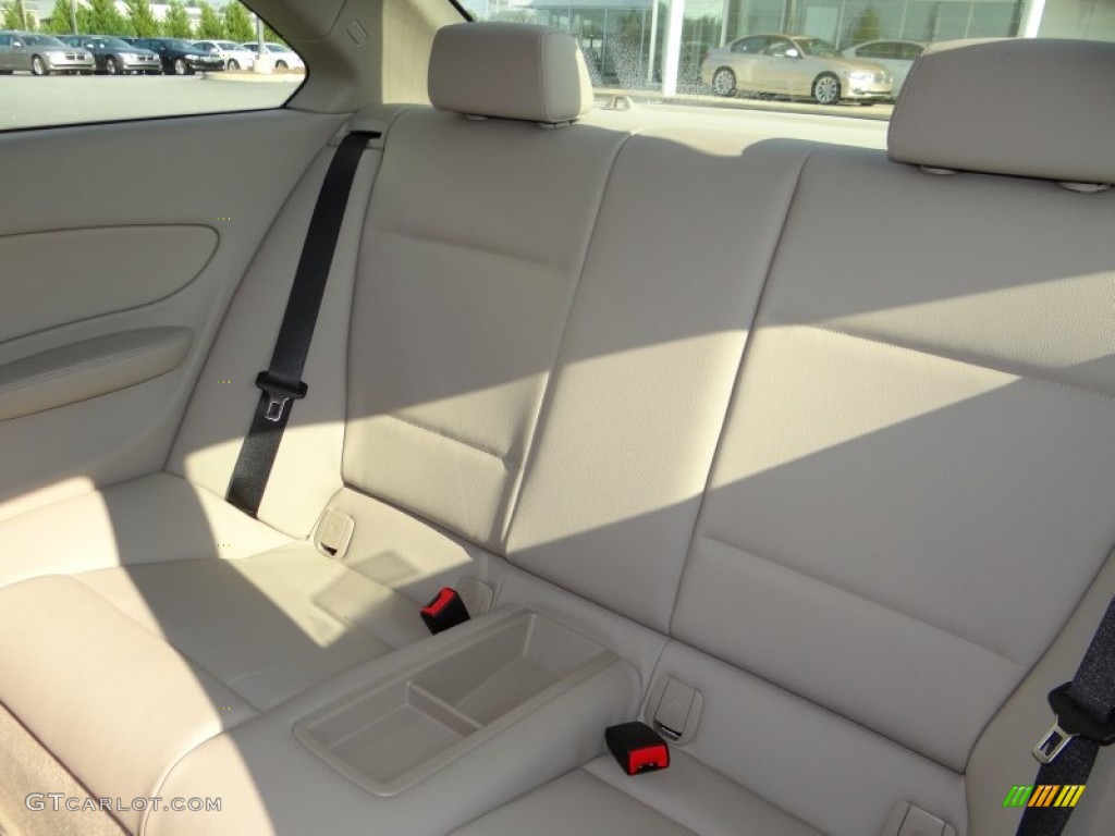 2013 1 Series 128i Coupe - Alpine White / Taupe photo #6