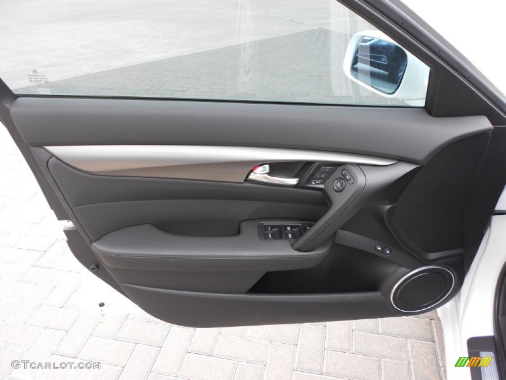 2013 Acura TL Technology Ebony Door Panel Photo #71176983