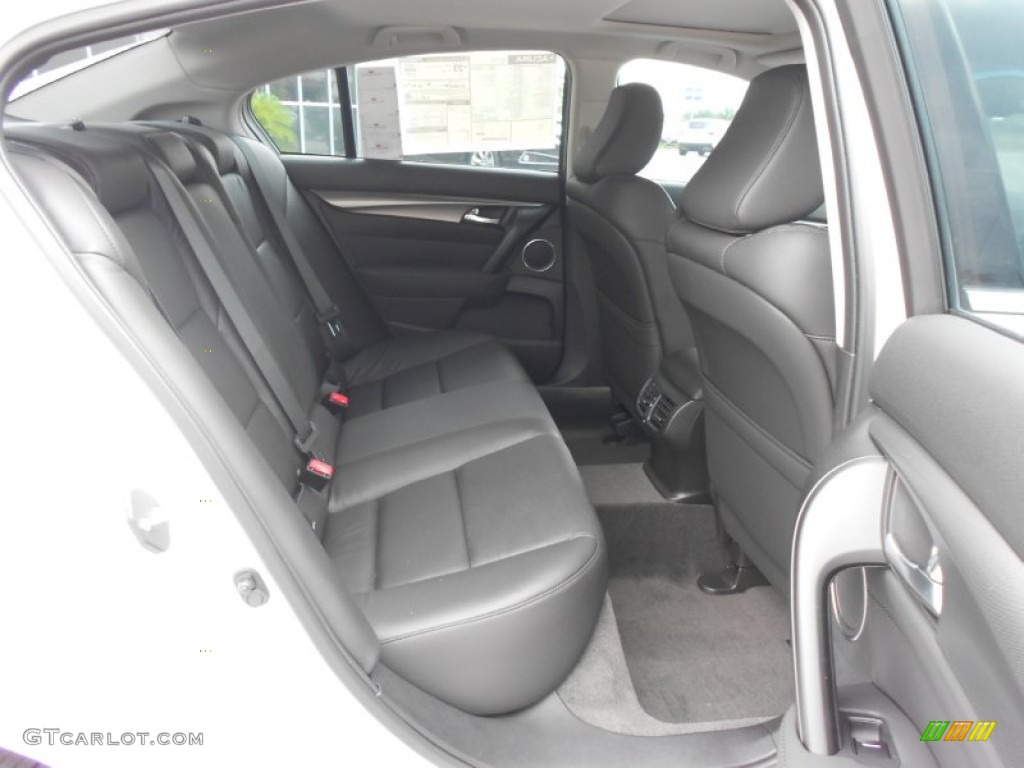 Ebony Interior 2013 Acura TL Technology Photo #71177019