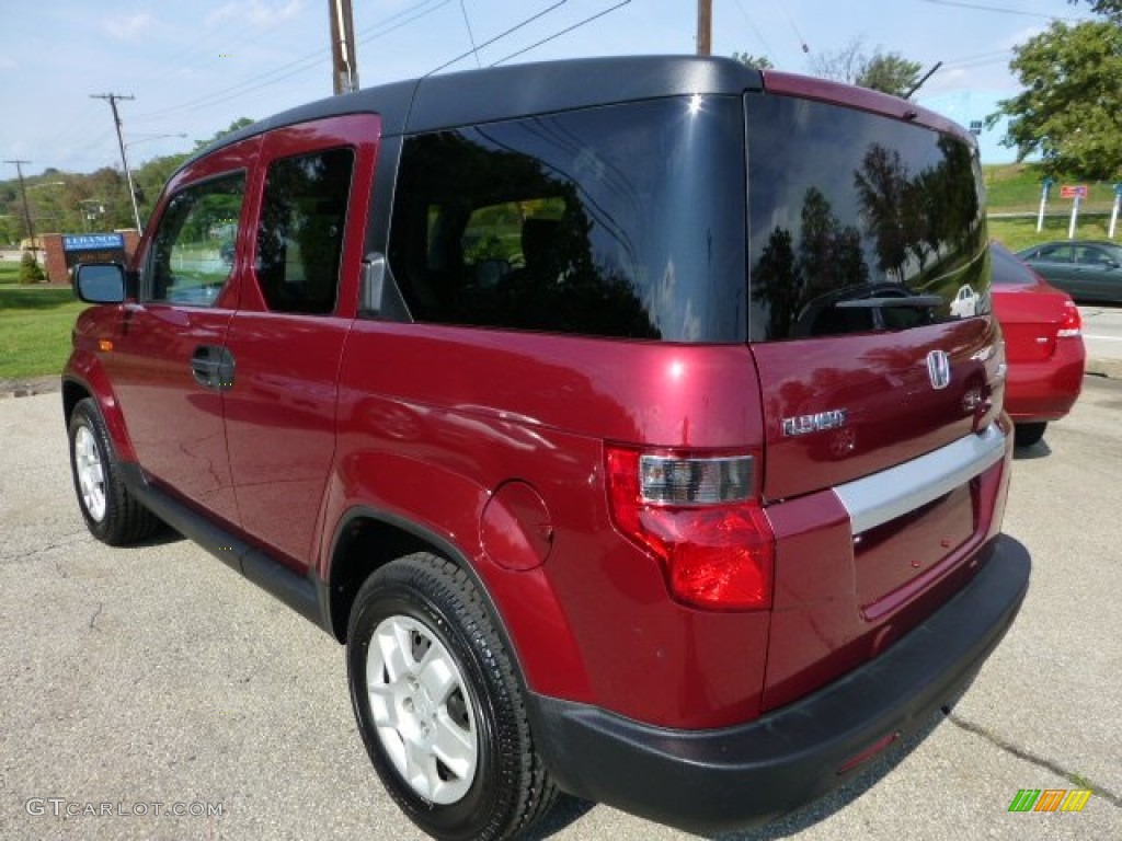 2010 Element LX 4WD - Tango Red Pearl / Gray photo #2