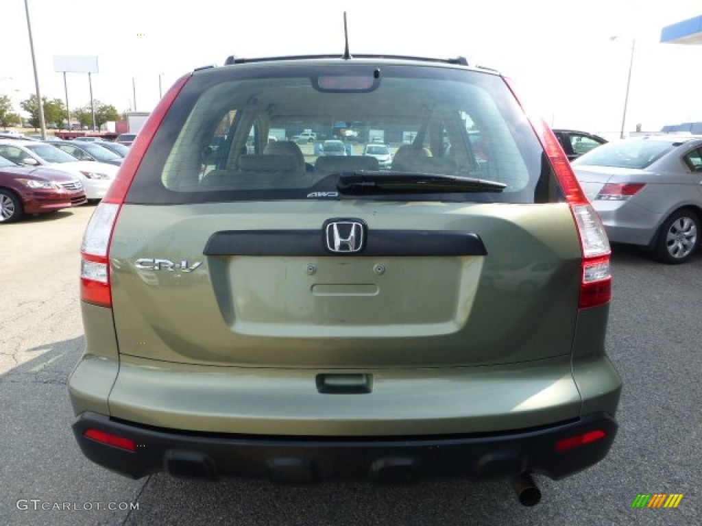 2008 CR-V LX 4WD - Green Tea Metallic / Ivory photo #3