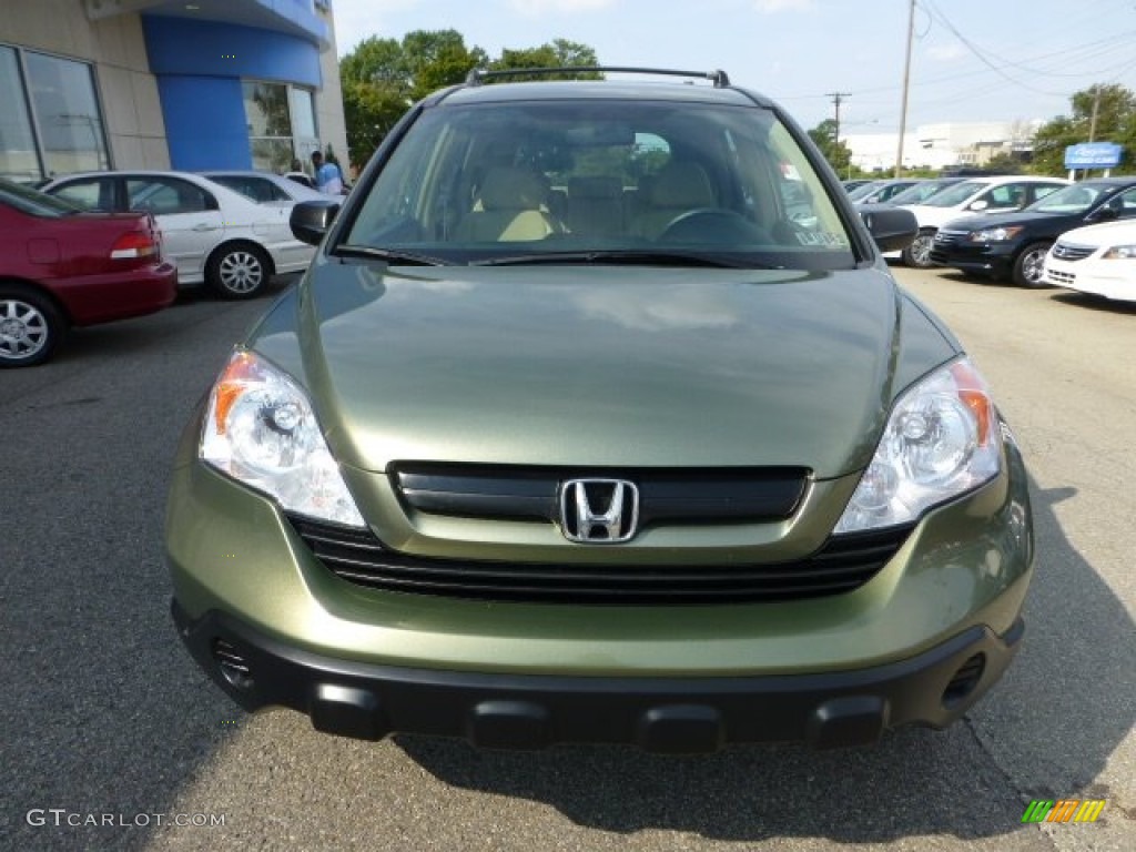 2008 CR-V LX 4WD - Green Tea Metallic / Ivory photo #7