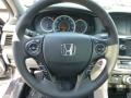 Gray 2013 Honda Accord Touring Sedan Steering Wheel