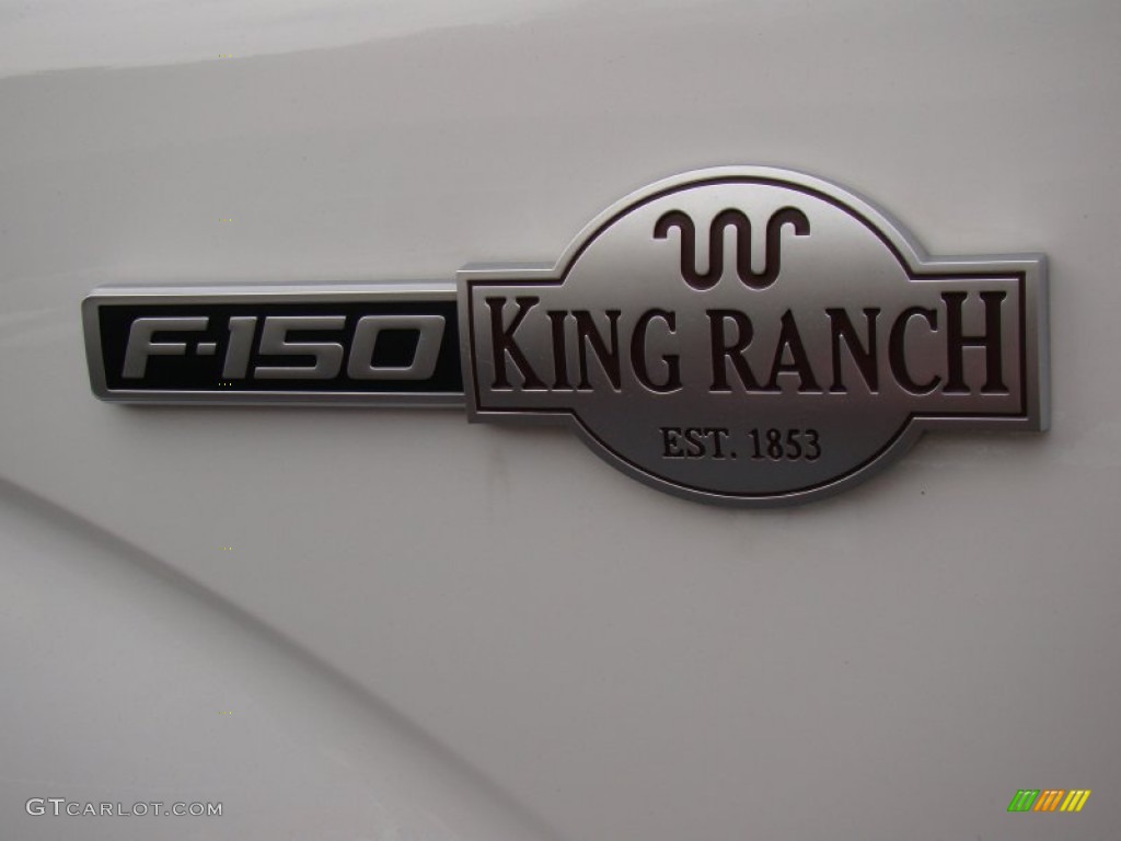 2010 F150 King Ranch SuperCrew 4x4 - Oxford White / Chapparal Leather photo #34