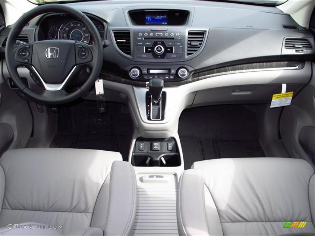 2013 Honda CR-V EX-L AWD Gray Dashboard Photo #71179110