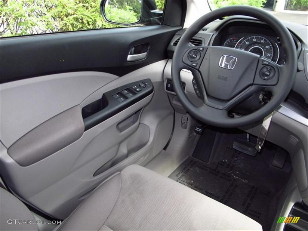 Gray Interior 2013 Honda CR-V LX Photo #71179244