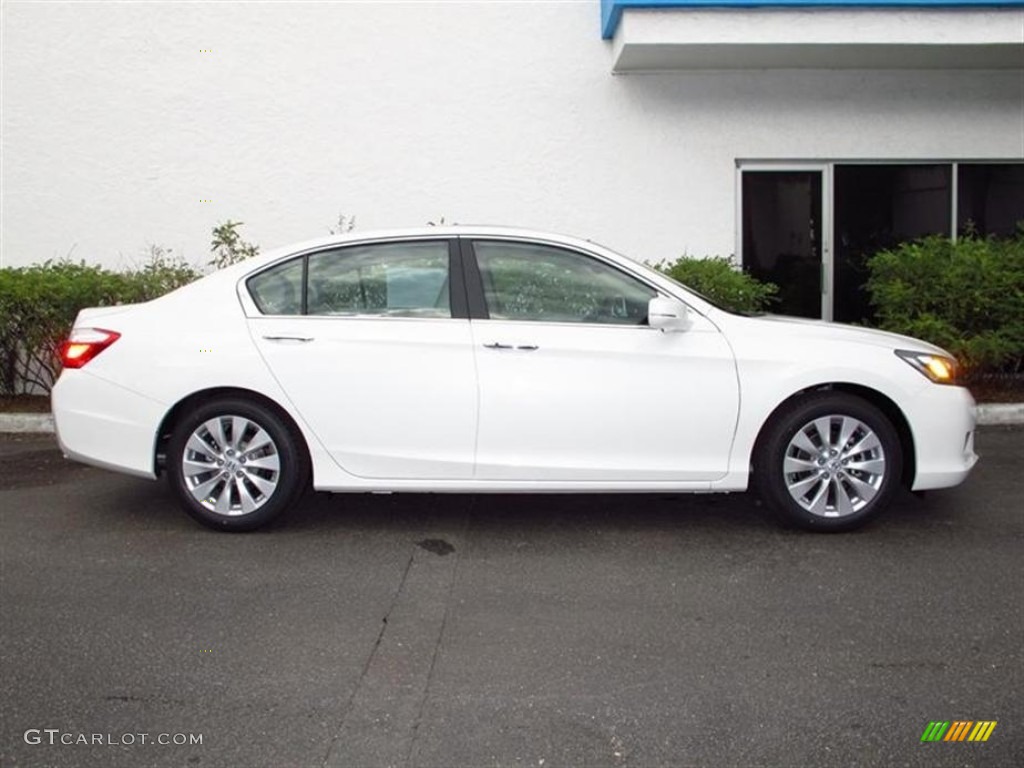 White Orchid Pearl 2013 Honda Accord EX-L Sedan Exterior Photo #71179431