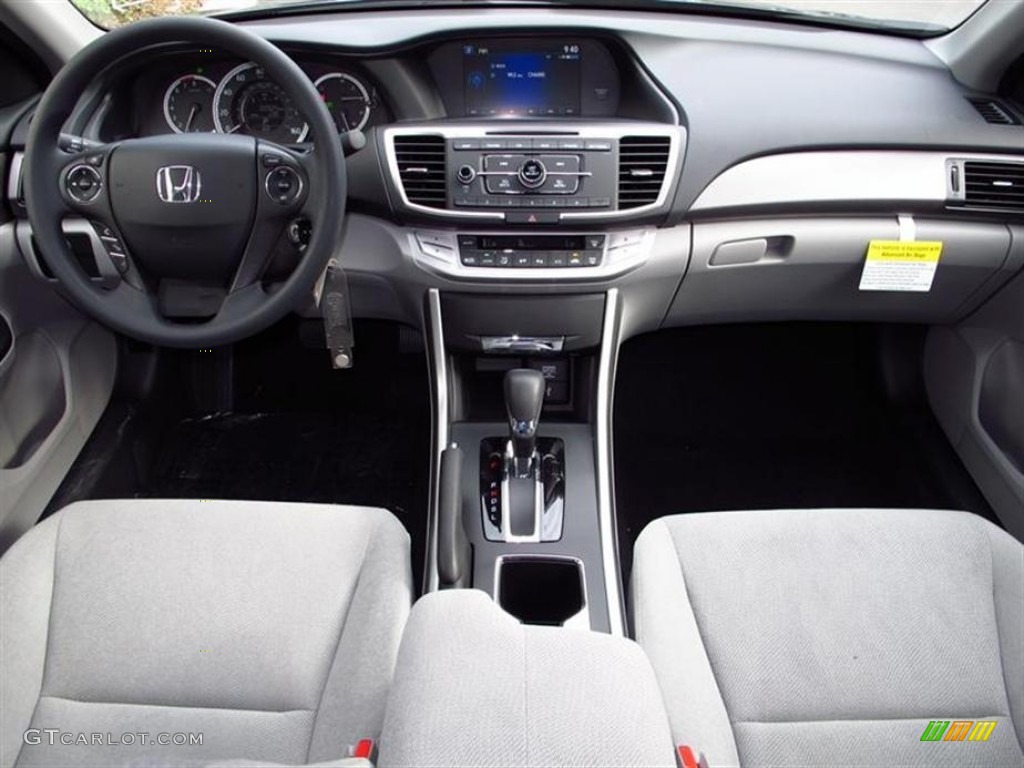 2013 Honda Accord LX Sedan Gray Dashboard Photo #71179662