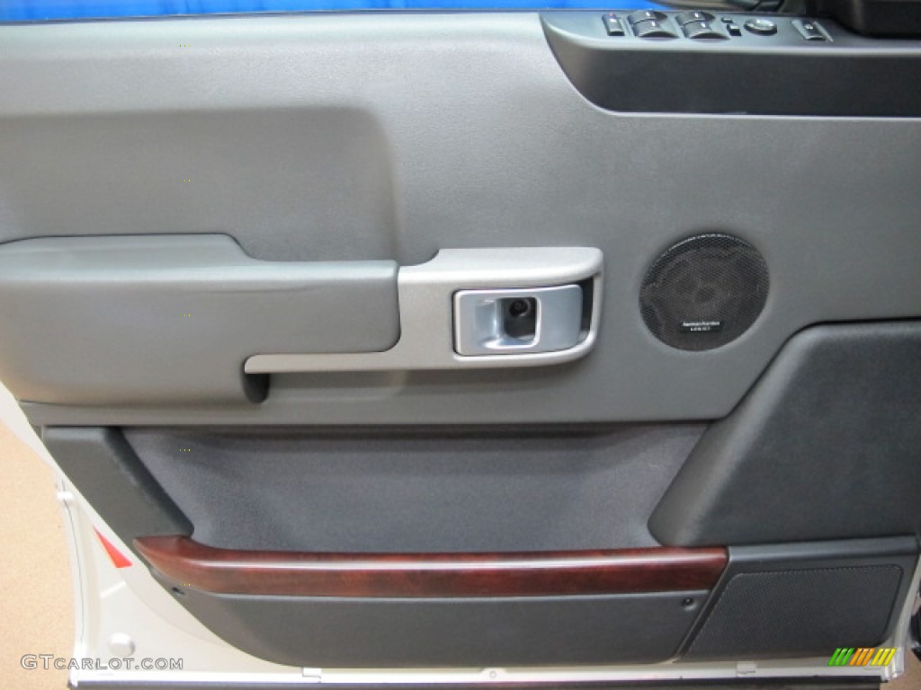 2004 Land Rover Range Rover HSE Charcoal/Jet Black Door Panel Photo #71181732