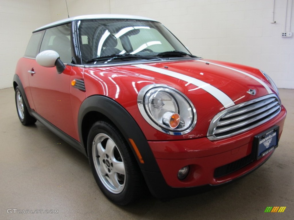 2007 Cooper Hardtop - Chili Red / Lounge Carbon Black photo #1