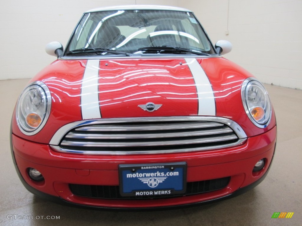 2007 Cooper Hardtop - Chili Red / Lounge Carbon Black photo #2