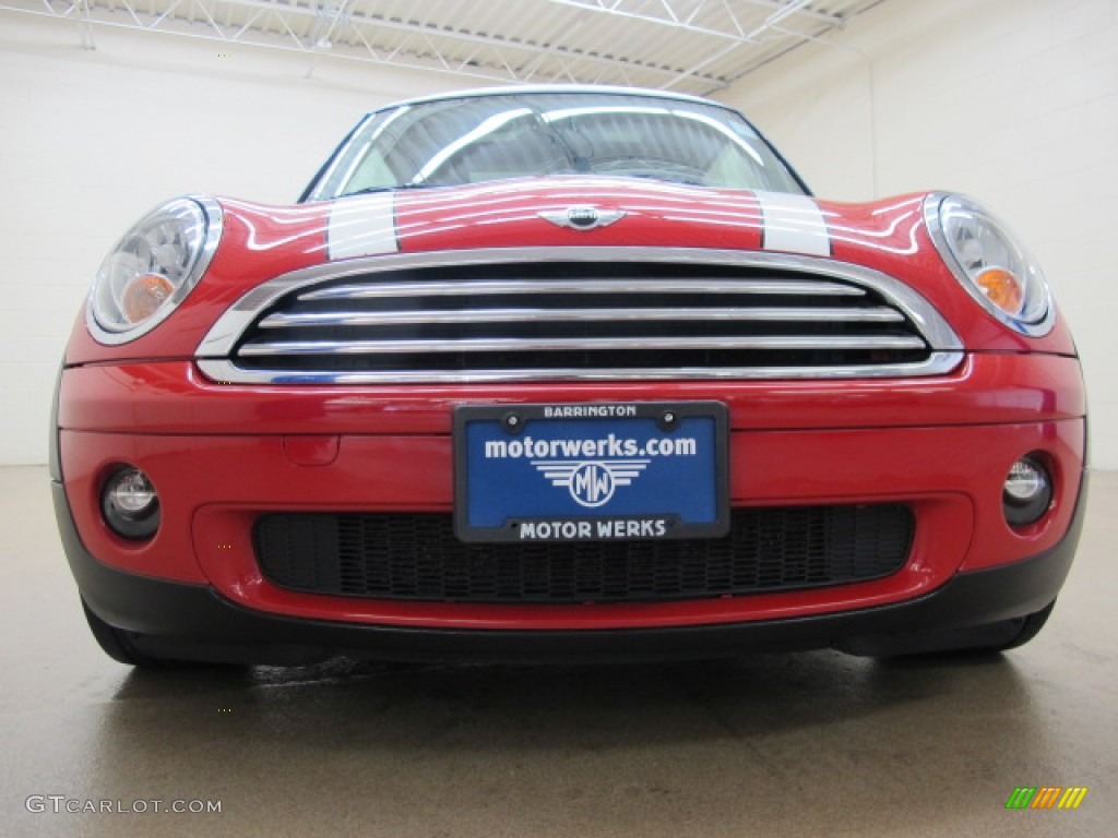2007 Cooper Hardtop - Chili Red / Lounge Carbon Black photo #3