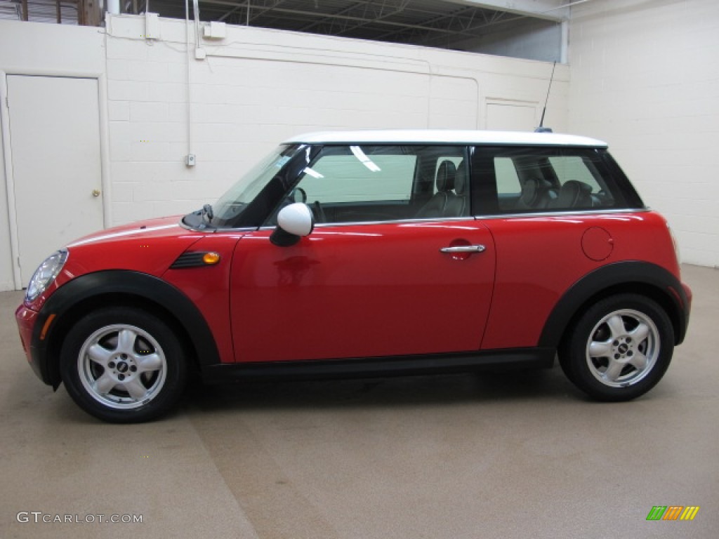 2007 Cooper Hardtop - Chili Red / Lounge Carbon Black photo #5