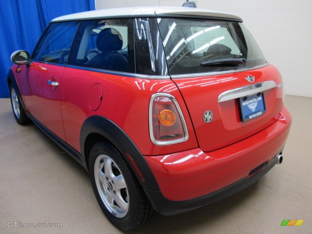2007 Cooper Hardtop - Chili Red / Lounge Carbon Black photo #6