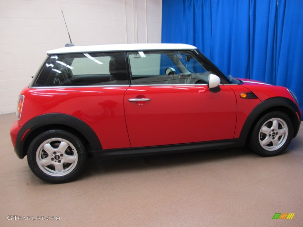 2007 Cooper Hardtop - Chili Red / Lounge Carbon Black photo #10