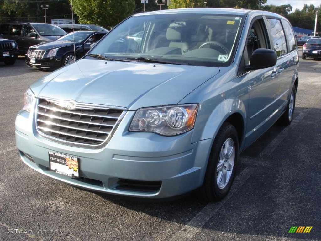2010 Town & Country LX - Clearwater Blue Pearl / Medium Slate Gray/Light Shale photo #1
