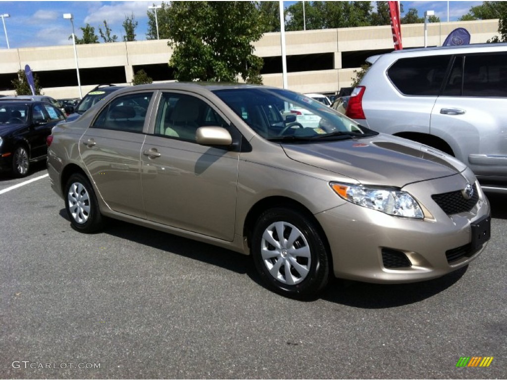 2010 Corolla  - Desert Sand Metallic / Bisque photo #1