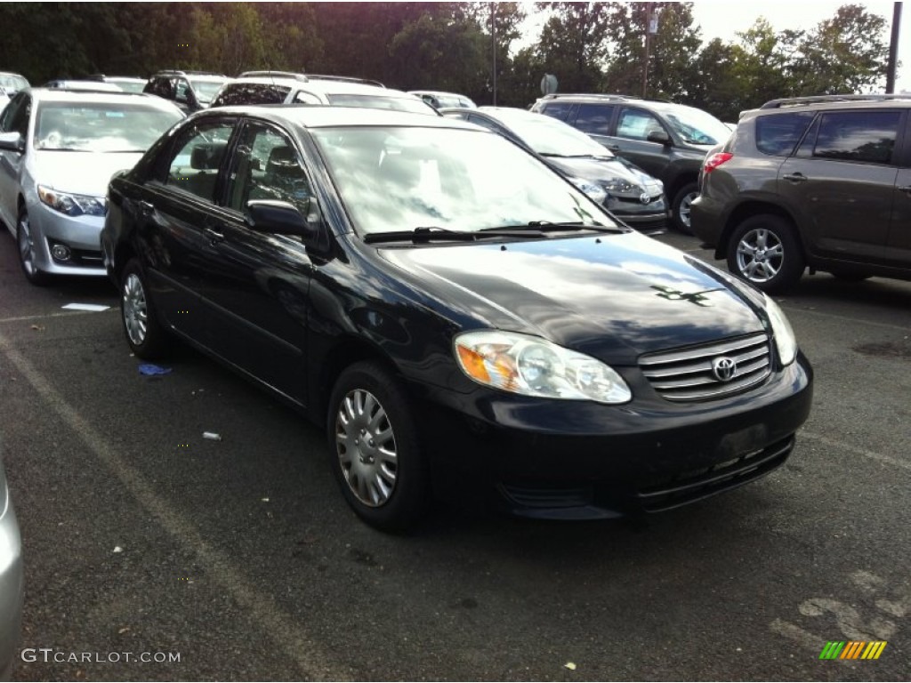 2003 Black Sand Pearl Toyota Corolla Le 71132514 Gtcarlot