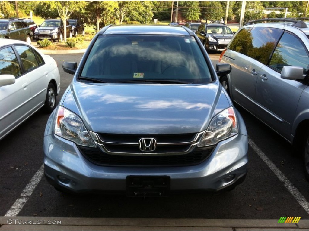 2011 CR-V SE 4WD - Glacier Blue Metallic / Gray photo #2