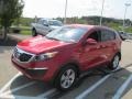 2012 Signal Red Kia Sportage LX AWD  photo #6