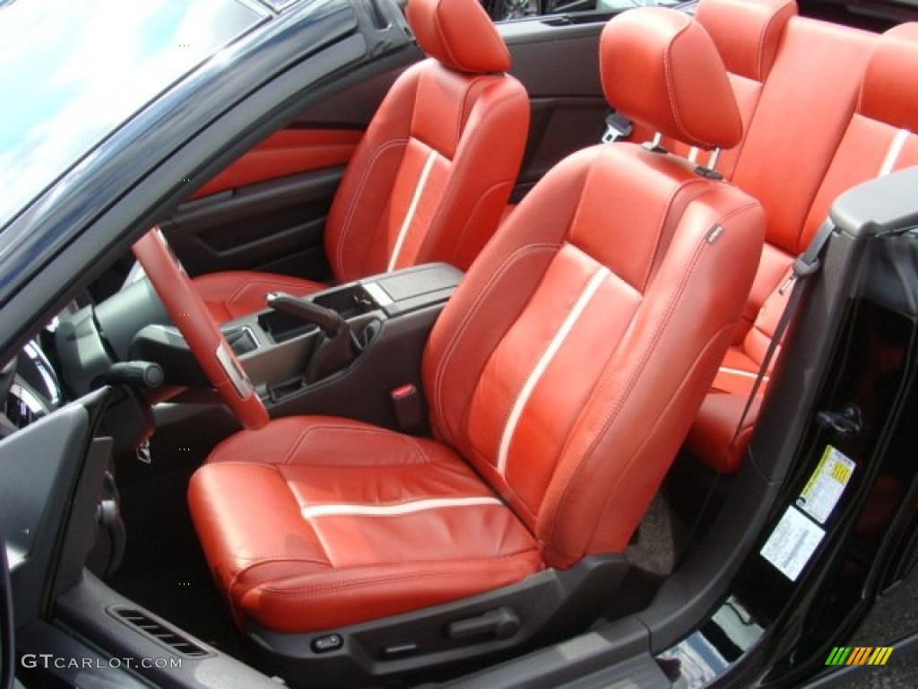 2010 Ford Mustang GT Premium Convertible Front Seat Photos