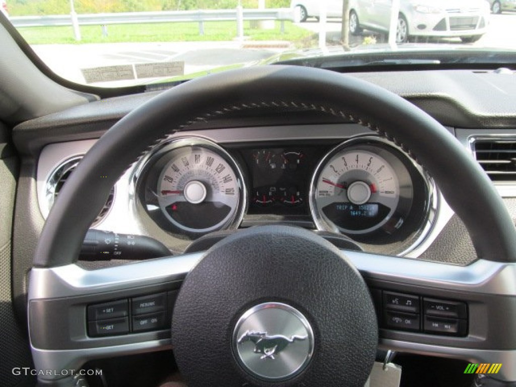 2011 Mustang GT Premium Coupe - Ebony Black / Charcoal Black photo #20