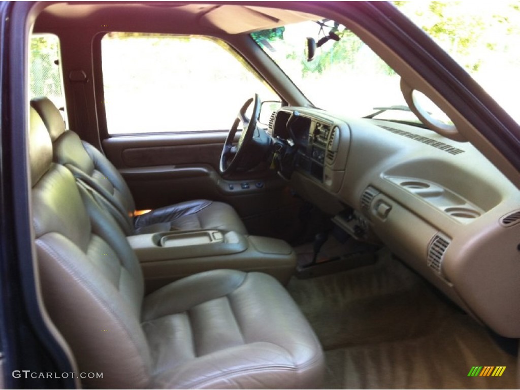 1995 C/K K1500 Extended Cab 4x4 - Black / Beige photo #11