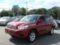 2009 Salsa Red Pearl Toyota Highlander V6 4WD  photo #3