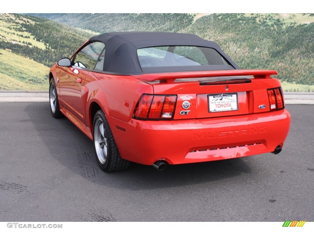 2004 Mustang GT Convertible - Torch Red / Dark Charcoal photo #4