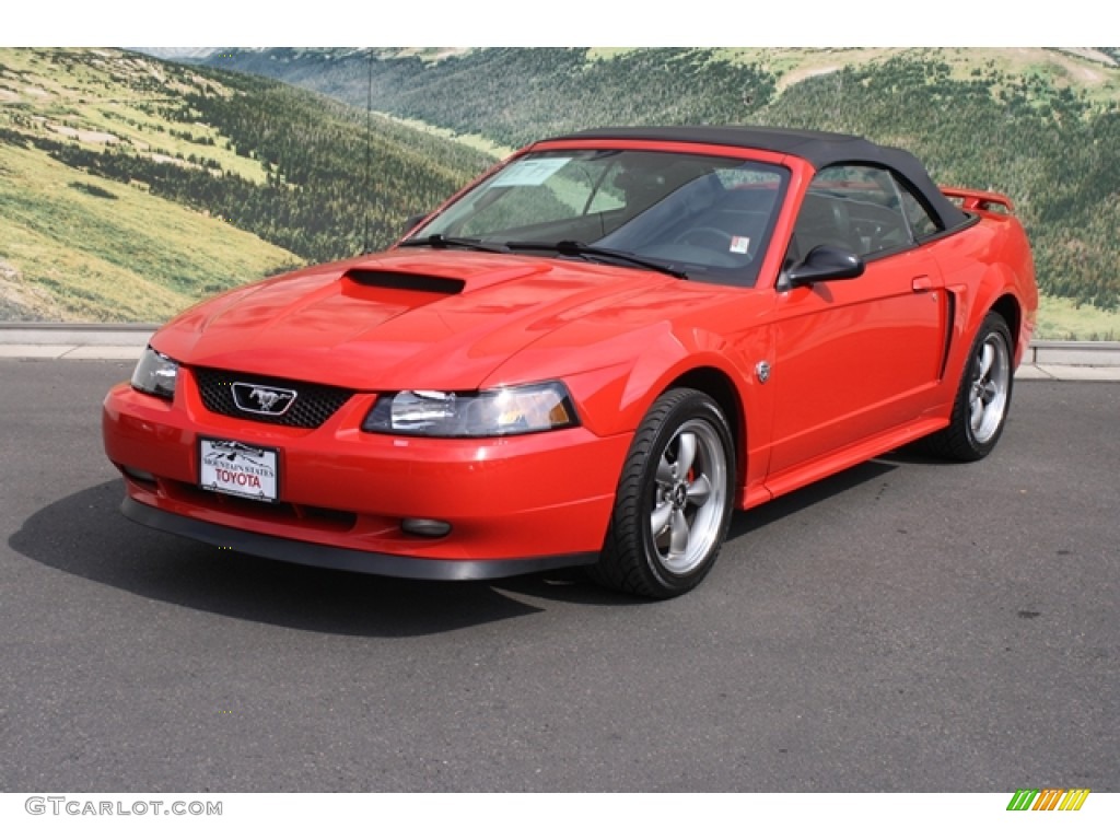 2004 Mustang GT Convertible - Torch Red / Dark Charcoal photo #5