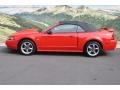 2004 Torch Red Ford Mustang GT Convertible  photo #6