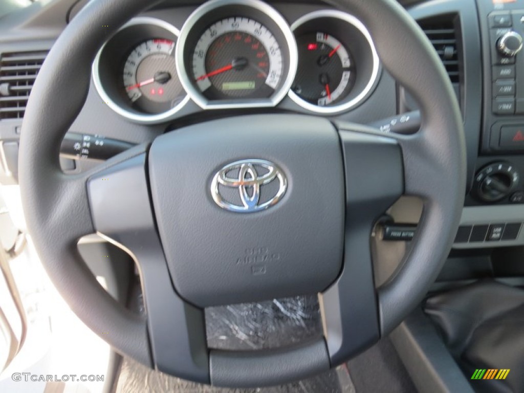 2013 Toyota Tacoma Regular Cab Graphite Steering Wheel Photo #71188090