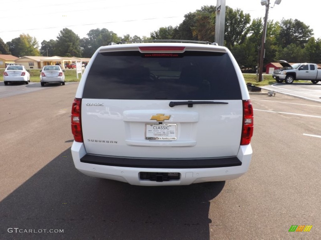 2013 Suburban LT 4x4 - Summit White / Light Cashmere/Dark Cashmere photo #4