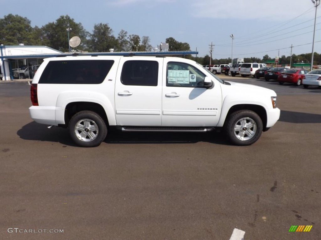 Summit White 2013 Chevrolet Suburban LT 4x4 Exterior Photo #71188693