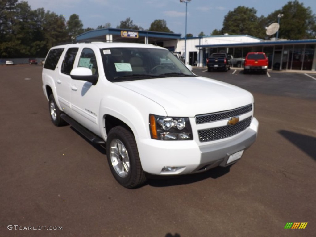 Summit White 2013 Chevrolet Suburban LT 4x4 Exterior Photo #71188702