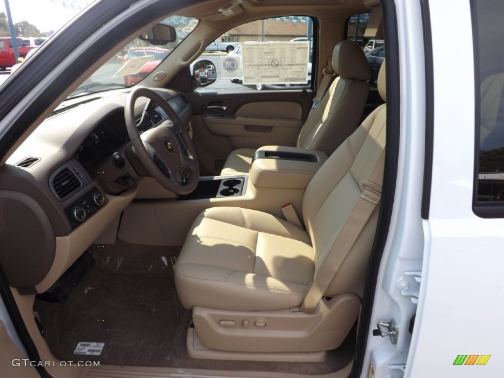 Light Cashmere/Dark Cashmere Interior 2013 Chevrolet Suburban LT 4x4 Photo #71188771