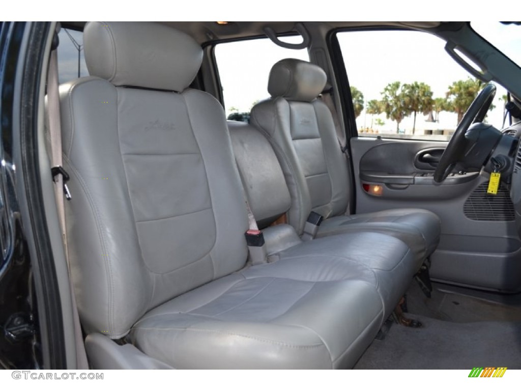 2002 F150 Lariat SuperCrew 4x4 - Black / Medium Graphite photo #40